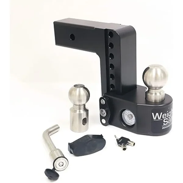 Weigh Safe 6in Drop Hitch 2.5in Shank, 8K/14.5K GTWR, Cerakote (WSFWS6-2.5-KA-CER-BLA)