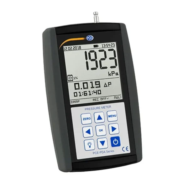PCE Instruments Digital Manometer with Data Logger and USB Interface (PCE-PDA 1000L)