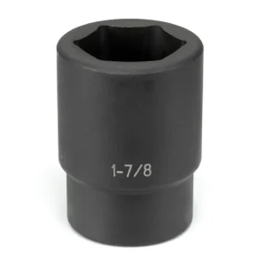 Grey Pneumatic 2-3/16″ X 6 Point Short #5 Spline Impact Socket (5070R)