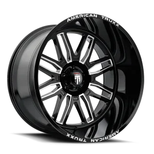 American Truxx Restless AT1915 Black Milled Wheels