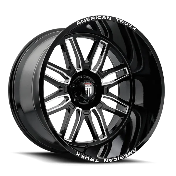 American Truxx Restless AT1915 Black Milled Wheels