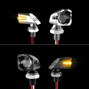 XKGLOW Mini Turnz Front LED Motorcycle Turn Signals (XK034022-AB, XK034022-AC)