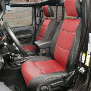Smittybilt Neoprene Seat Cover Set Front/Rear Red Gen 2 (SMB577130)