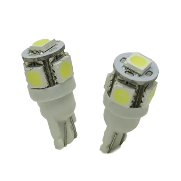 Vivid Lumen 194 White LED Bulbs Long Lasting Pair (194W-5)