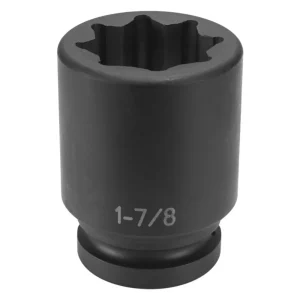 Grey Pneumatic 1″ Drive 1-7/16″ 8-Point Deep Impact Socket (4546SD)