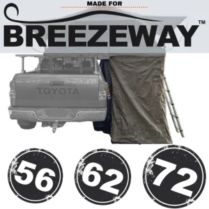 23ZERO Breezeway & Weekender Roof-Top Tent Annex – Privacy Space, Two Heights