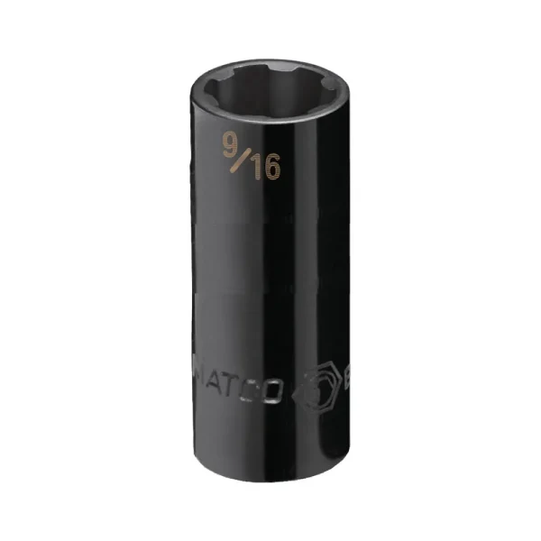 1/4″ DRIVE 9/16″ SAE 6 POINT DEEP PRO NON-SLIP IMPACT SOCKET
