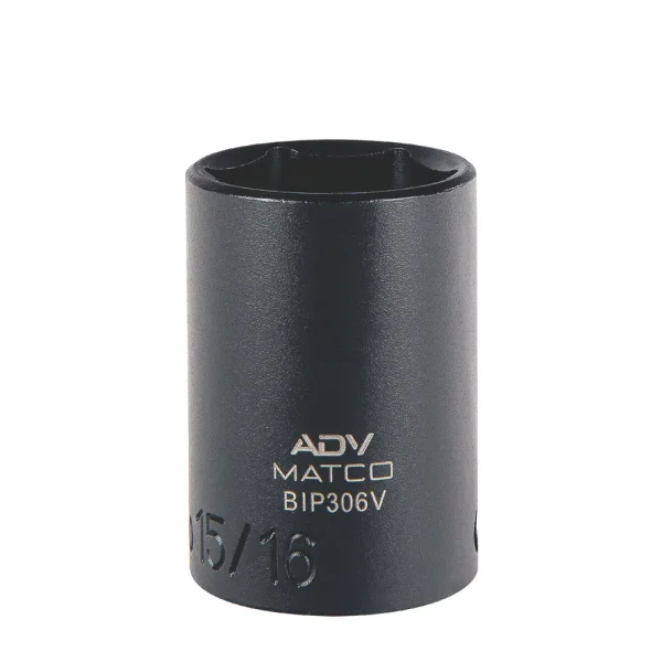 3/8″ DRIVE 15/16″ SAE 6 POINT MID-LENGTH IMPACT SOCKET