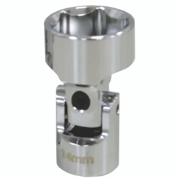 1/4” DRIVE 14 MM 6 POINT STUBBY UNIVERSAL SOCKET