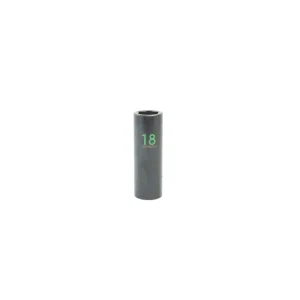 1/2″ DRIVE 18MM METRIC 6 POINT DEEP IMPACT SOCKET – GREEN