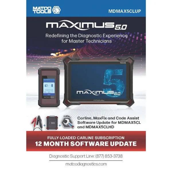 MAXIMUS 5.0 PASSENGER CARLINE UPDATE SOFTWARE