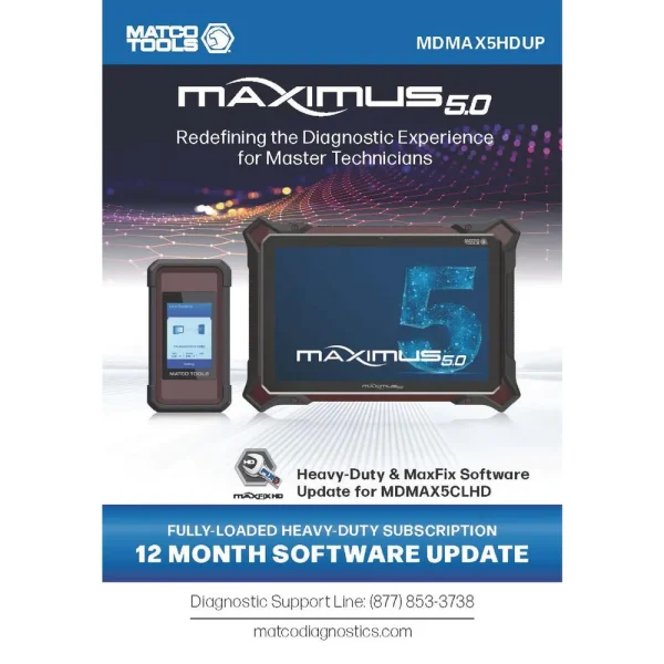 MAXIMUS 5.0 HEAVY-DUTY SOFTWARE UPDATE
