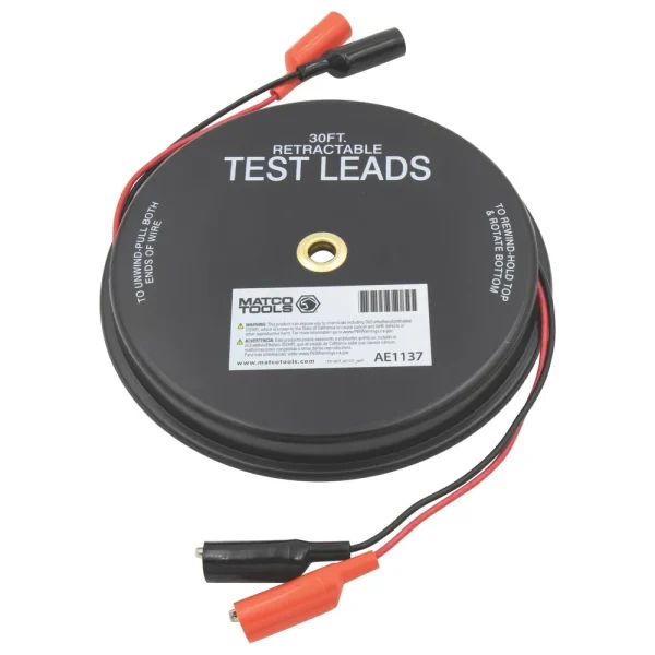 2 LEAD X 30′ RETRACTABLE LEAD