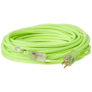 Southwire 50 Ft. 12/3 SJTW Outdoor Extension Cord (Cool Green) (2578SW000X) - view 4