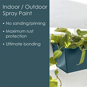 Krylon Fusion K02792007 All-In-1 Spray Paint for In/Outdoor, Satin Peacock Blue - view 3