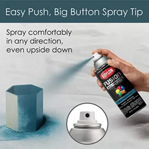 Krylon Fusion K02792007 All-In-1 Spray Paint for In/Outdoor, Satin Peacock Blue - view 4