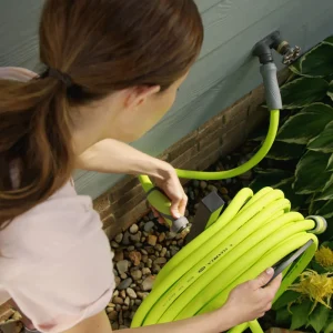 Flexzilla SwivelGrip Lead-In Garden Hose 5/8″ x 5′ (HFZG505YWS) - view 3