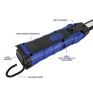 Astro Pneumatic 500×2 Lumen Folding Double Sided LED with Charging Pad (52SLC) - view 4