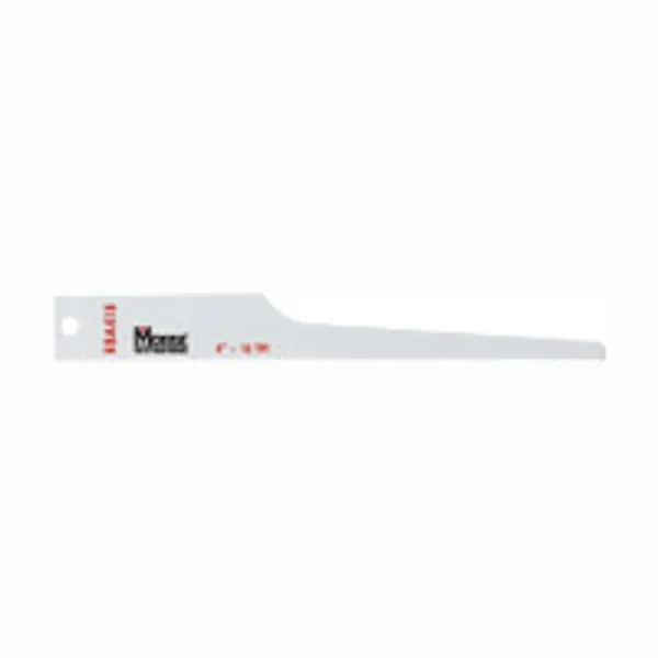 M.K. Morse RBA418T25 Recip Saw Blade (BiMetal) “Air Saw” 4″ x 0.025″ 18TPI 25/Pk