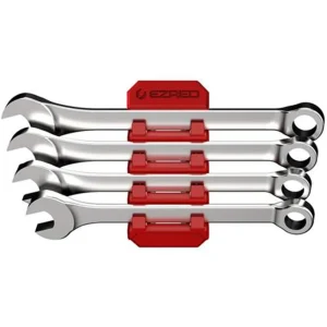EZ Red FWR4-R Flexible Magnetic Wrench Rack, Holds 4 Wrenches
