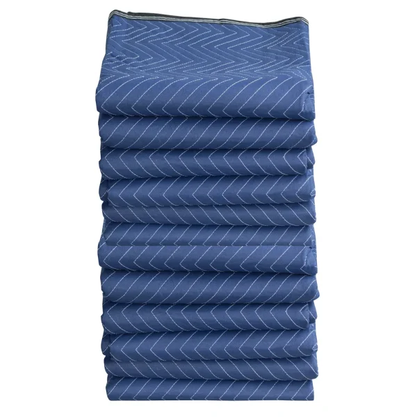 Buffalo Tools MB7280KIT 72 x 80 inch Reversible Moving Blanket Set – 12 Pack