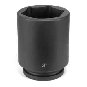 Grey Pneumatic 1″ Drive x 4-1/4″ Deep Length Impact Socket (4136D)