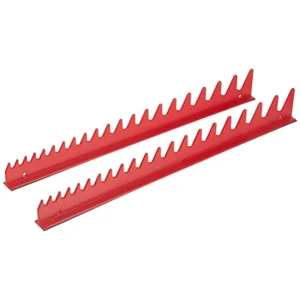 Ernst 6012M 20 Tool Wrench Rail Set w/ Magnetic Backing – Red