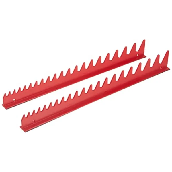 Ernst 6012M 20 Tool Wrench Rail Set w/ Magnetic Backing – Red