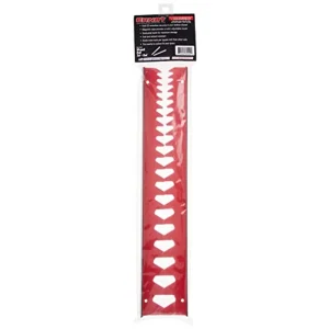 Ernst 6012M 20 Tool Wrench Rail Set w/ Magnetic Backing – Red - view 2