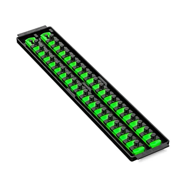 Ernst 8485 2 Rail Twist Lock Socket Boss 18″, Green- 3/8″