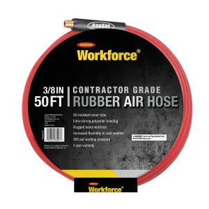 Legacy HRE3850RD2 3/8″ X 50′ Rubber Air Hose 1/4″ - view 3
