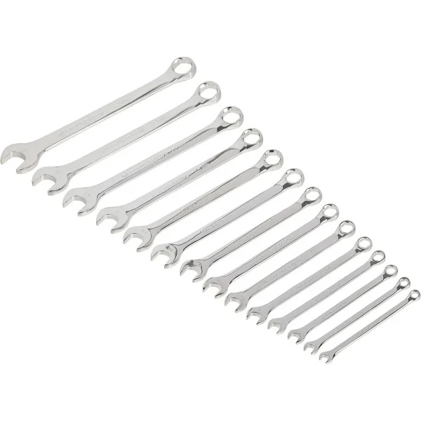 GearWrench 14-Pc 6-Point Metric Full Polish Combination Wrench Set (81925)