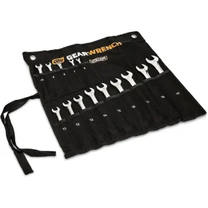 GearWrench 14-Pc 6-Point Metric Full Polish Combination Wrench Set (81925) - view 2