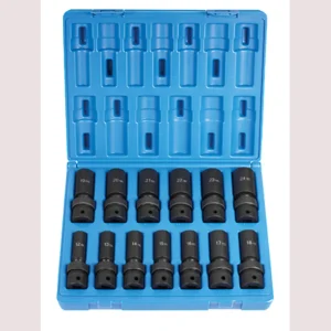 Grey Pneumatic 1/2″ Drive 13pc. Deep Length Metric Univ. Set (1313UMD)