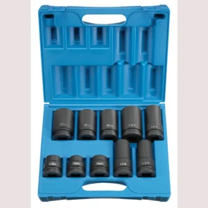 Grey Pneumatic 1″ Drive 10-Piece Truck Wheel Set (9153)