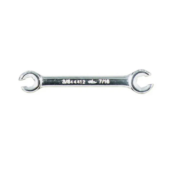 K Tool 44412 Flare Nut Wrench, 3/8″ x 7/16″, High Polish