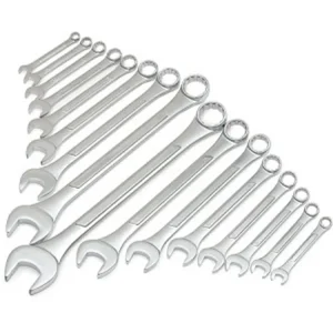 Titan Tools 17330 Combination Wrench Set 16 Piece Metric