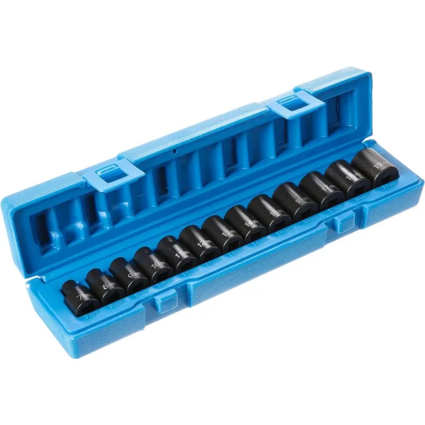 Grey Pneumatic 3/8″ Drive 13 Pc. Std. Length Metric Set – 12pt (1203M)