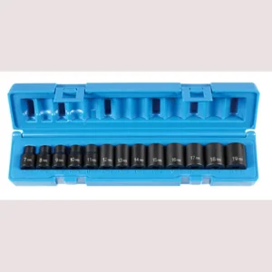 Grey Pneumatic 3/8″ Drive 13 Pc. Std. Length Metric Set – 12pt (1203M) - view 2