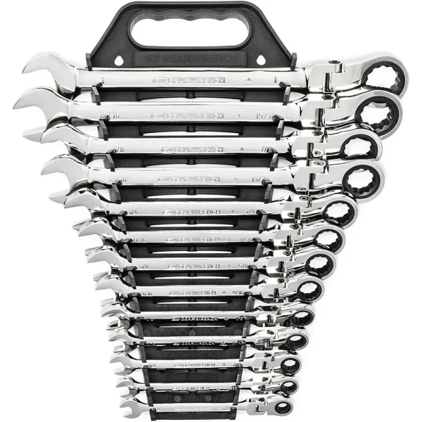 Gearwrench 9702D 13 piece Flex-Head Double Box Ratcheting Socketing Wrench