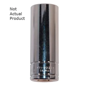 K Tool 22228 Chrome Socket, 3/8″ Drive, 7/8″, 6 Point, Deep