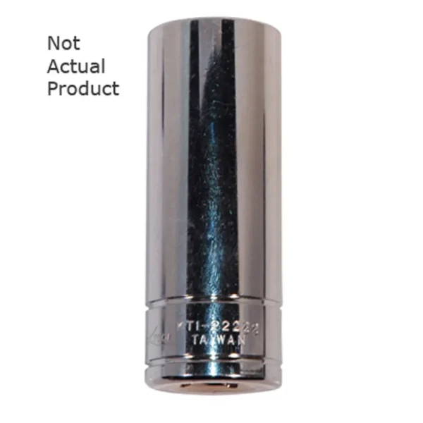 K Tool 22228 Chrome Socket, 3/8″ Drive, 7/8″, 6 Point, Deep