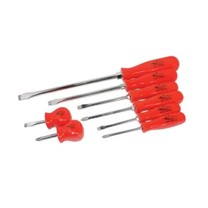K Tool 19700 Screwdriver Set 8 Pc Neon Orange