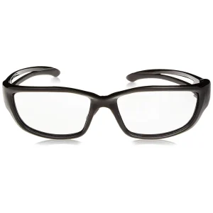 Edge Eyewear Kazbek XL Safety Glasses Black XL Frame Clear Lens (SK-XL111) - view 2