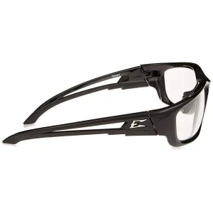 Edge Eyewear Kazbek XL Safety Glasses Black XL Frame Clear Lens (SK-XL111) - view 3