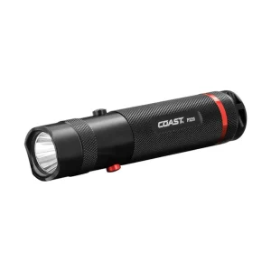 Coast 19286 PX20 Bull’s-Eye Spot Beam White/Red LED Flashlight, 315 Lumens