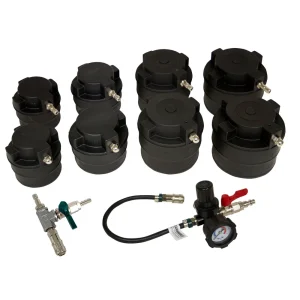 Lisle 10pc HD Turbo Air System Test Kit w/ Smoke Adapter (69930)