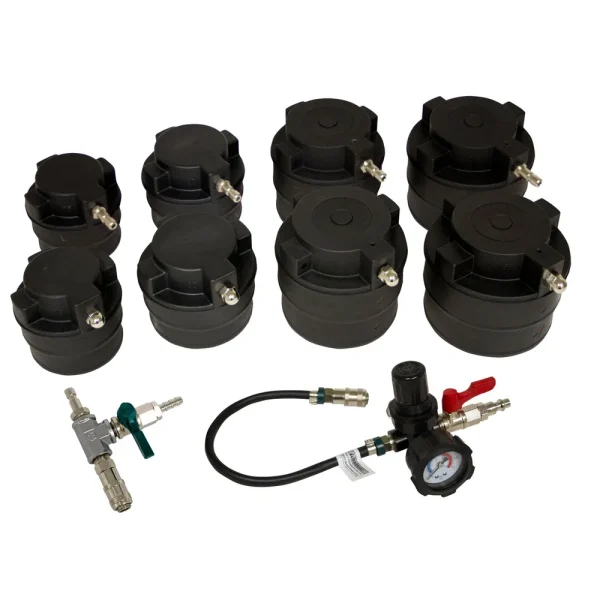 Lisle 10pc HD Turbo Air System Test Kit w/ Smoke Adapter (69930)
