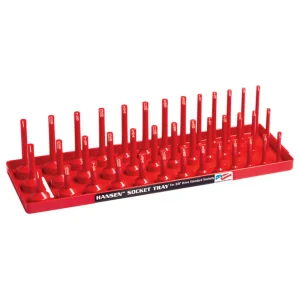 Hansen Global 38013 3/8″ Drive Fractional 3-Row Socket Tray (38013)