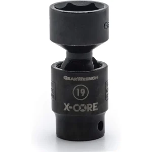 Gearwrench 84469 3/8″ Drive 6 Point Pinless Universal Socket – 19mm